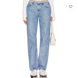 Aligrace Vintage Undone Mini Rise Women's Jeans